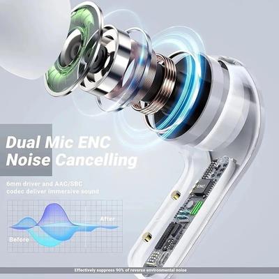Noise-Cancelling Earbuds - Bluetooth 5.3 Wireless with Smart Touch 3-4 Days Battery Life