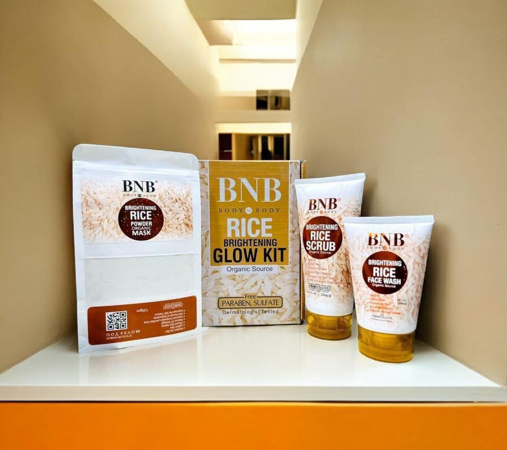 3 in 1 Brightening Rice Facial Kit