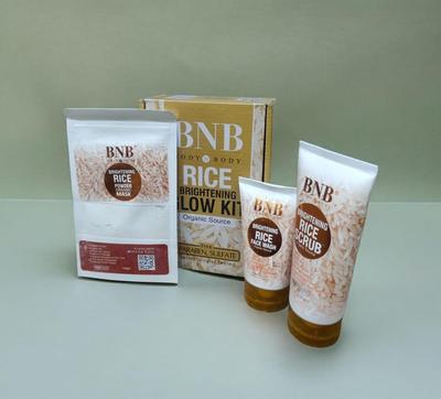 3 in 1 Brightening Rice Facial Kit