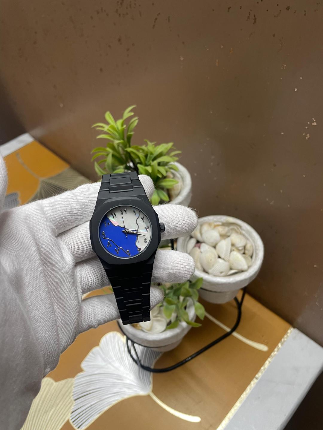 Pack Of Two Arabic Aura🖤 Watches With Box ✨