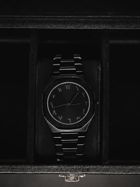 Arabic Aura Watch🖤 [ Stainless Steel ]