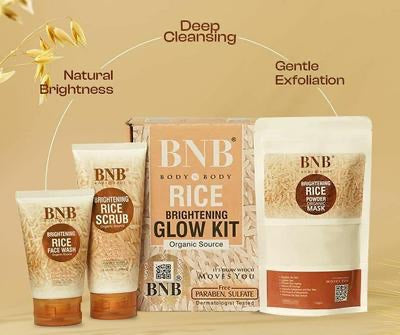 3 in 1 Brightening Rice Facial Kit